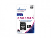 Mediarange MicroSDHC 32GB CL10 + adapter memriakrtya